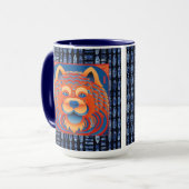 BALI BLISS Chow hond 15 ounce Mok (Voorkant links)