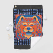 BALI BLISS Chow hond ringside Golfhanddoek (Insitu)