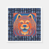 BALI BLISS Chow hond Servet (Voorkant)