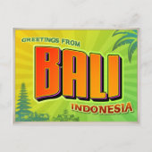 BALI BRIEFKAART (Voorkant)