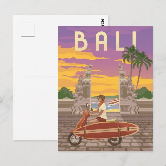 Bali Briefkaart (Voorkant / Achterkant)