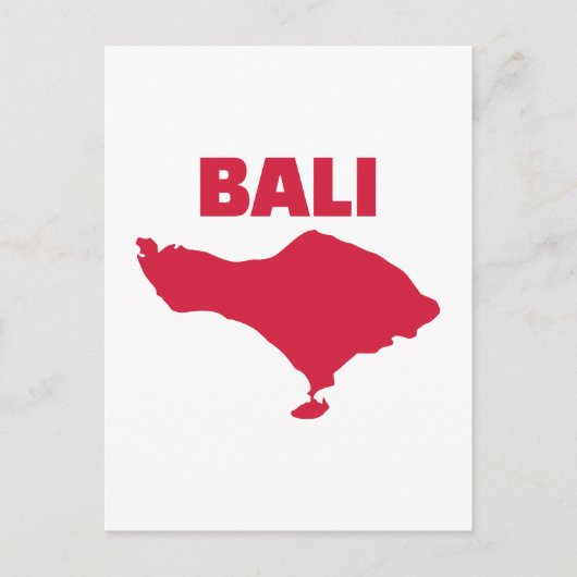 Bali Briefkaart (Voorkant)