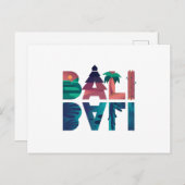 Bali Briefkaart (Voorkant / Achterkant)
