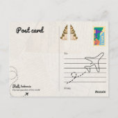 Bali Briefkaart: Tropical Paradise Travel Souvenir Briefkaart (Achterkant)