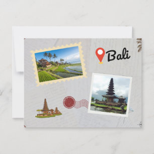 Bali Briefkaart: Tropical Paradise Travel Souvenir Briefkaart