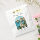 Bali Bruiloft Dank u Foto Bedankzakje (Gezegeld)