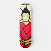 Bali buddha glas raam skateboard (Voorkant)