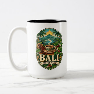 Bali Coffee Club Antieke Twee-Tons Mok