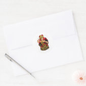 Bali-design Ronde Sticker (Envelop)