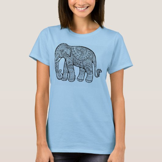 "BALI ELEPHANT" Spaghetti Strap Tank voor vrouwen (Voorkant)