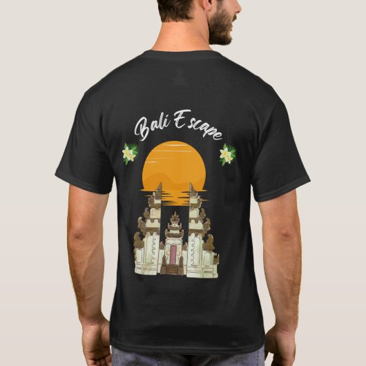 BALI ESCAPE T-SHIRT (Achterkant)