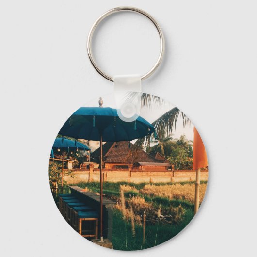 Bali Fields Sleutelhanger (Achterkant)