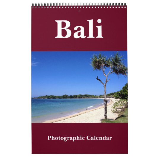 Bali fotografie kalender (Hoes)