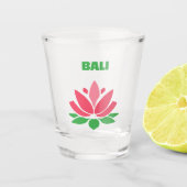 Bali Glass Shot Glas (Voorkant)