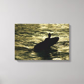 Bali Golden Hour Surf - Canvas Wall Art Print (Voorkant)