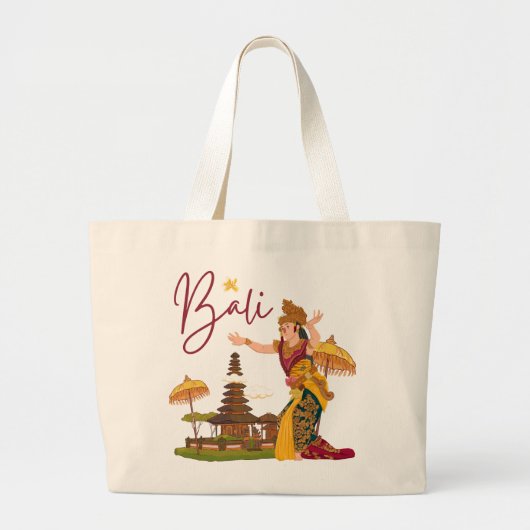 Bali Grote Tote Bag (Voorkant)