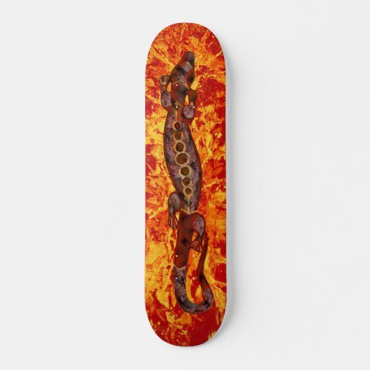 BALI-hagedis | spleetspatspleet Persoonlijk Skateboard (Voorkant)
