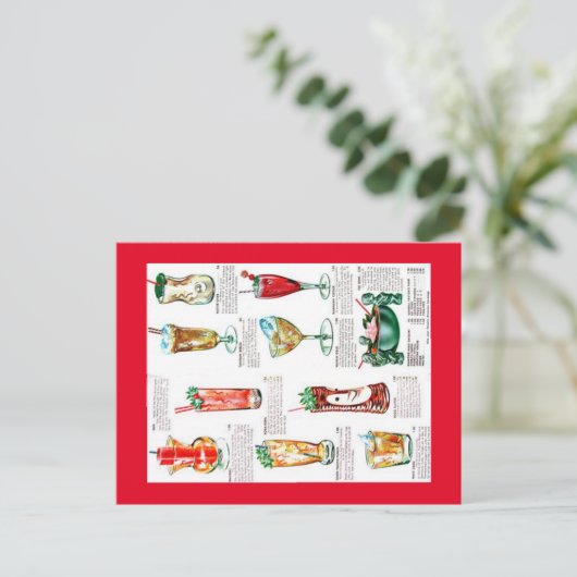 Bali Hai Pontchartrain Beach Drink Briefkaart (Staand voorkant)