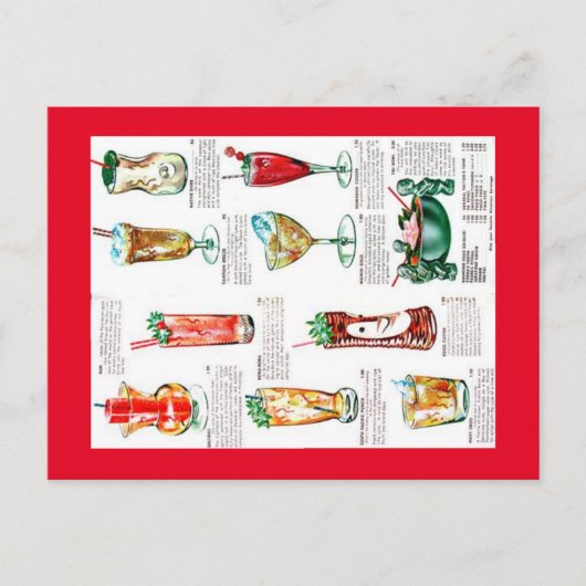 Bali Hai Pontchartrain Beach Drink Briefkaart (Voorkant)