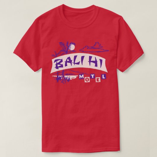 Bali Hi Motel T-shirt (Design voorkant)