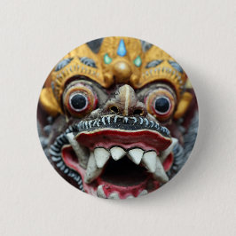 Bali Hindu masker Ronde Button 5,7 Cm