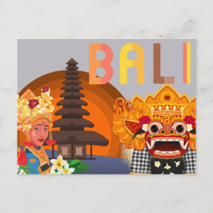 Bali Holiday Briefkaart
