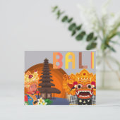 Bali Holiday Briefkaart (Staand voorkant)