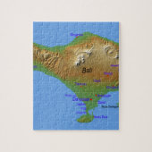 Bali Holliday Map Legpuzzel (Verticaal)