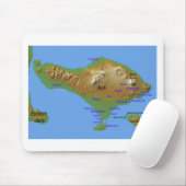 Bali Holliday Map Muismat (Met muis)
