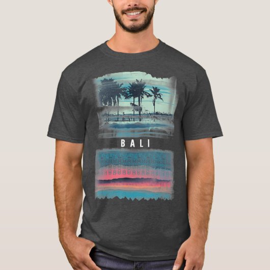 Bali Indonesia Beach Mannen Vrouwen Jeugd T-shirt (Voorkant)