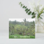 Bali Indonesia Briefkaart (Staand voorkant)