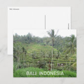 Bali Indonesia Briefkaart (Voorkant / Achterkant)