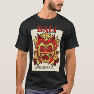 Bali Indonesia Dragon Mask Island Travel Holiday A T-shirt