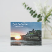 Bali Indonesia Feestdagenkaart (Staand voorkant)