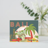 Bali Indonesia Holiday Briefkaart (Staand voorkant)