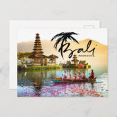 Bali Indonesia Reizen Vakantie Briefkaart (Voorkant / Achterkant)