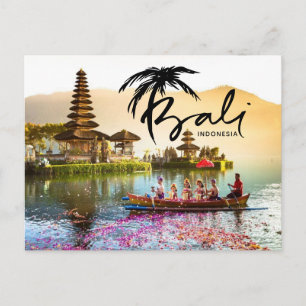 Bali Indonesia Reizen Vakantie Briefkaart