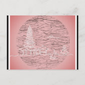 Bali Indonesia Roze Revel Briefkaart (Voorkant)