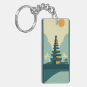 Bali Indonesia Sleutelhanger (Voorkant Links)