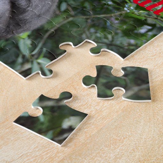 Bali Indonesia Temple Statue with Macaque Monkey Legpuzzel (Zijkant)