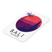 Bali Indonesia Temple Vintage Reizen Magneet (Linkerzijde)