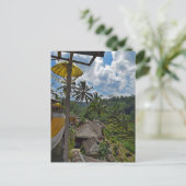 Bali Indonesia Terraced Rice Fields Briefkaart (Staand voorkant)