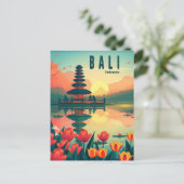 Bali Indonesia Travel Briefkaart (Staand voorkant)