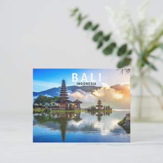 Bali Indonesia Travel Briefkaart (Staand voorkant)