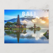 Bali Indonesia Travel Briefkaart (Voorkant)