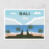 Bali Indonesia travel place illustration Briefkaart (Voorkant)