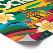 Bali Indonesia Travel Poster (Hoek)