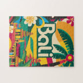 Bali Indonesia Travel Poster Legpuzzel (Horizontaal)