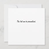 Bali Indonesia Travel Wenskaart (Achterkant)