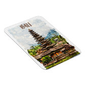 Bali Indonesia Ulun Danu Beratan Photo Magnet Magneet (Rechterzijde)